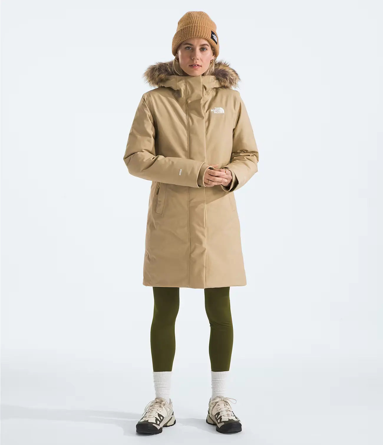 THE NORTH FACE Women's Arctic Parka Khaki Stone at Gravity NYC THE NORTH FACE Women's Arctic Parka Khaki Stone at Gravity NYC