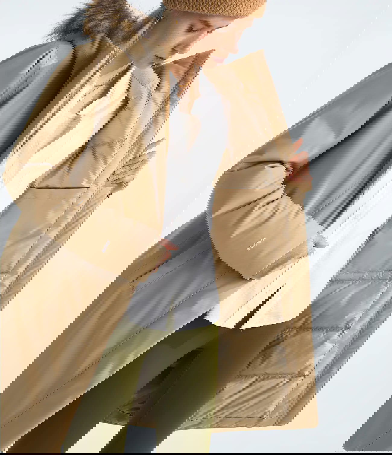 THE NORTH FACE Women's Arctic Parka Khaki Stone at Gravity NYC THE NORTH FACE Women's Arctic Parka Khaki Stone at Gravity NYC