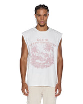KSUBI Paradiso Cut Off Tee Vintage White at Gravity NYC