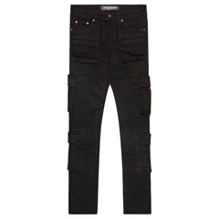 VALABASAS "General" Black Washed Skinny Jeans at Gravity NYC