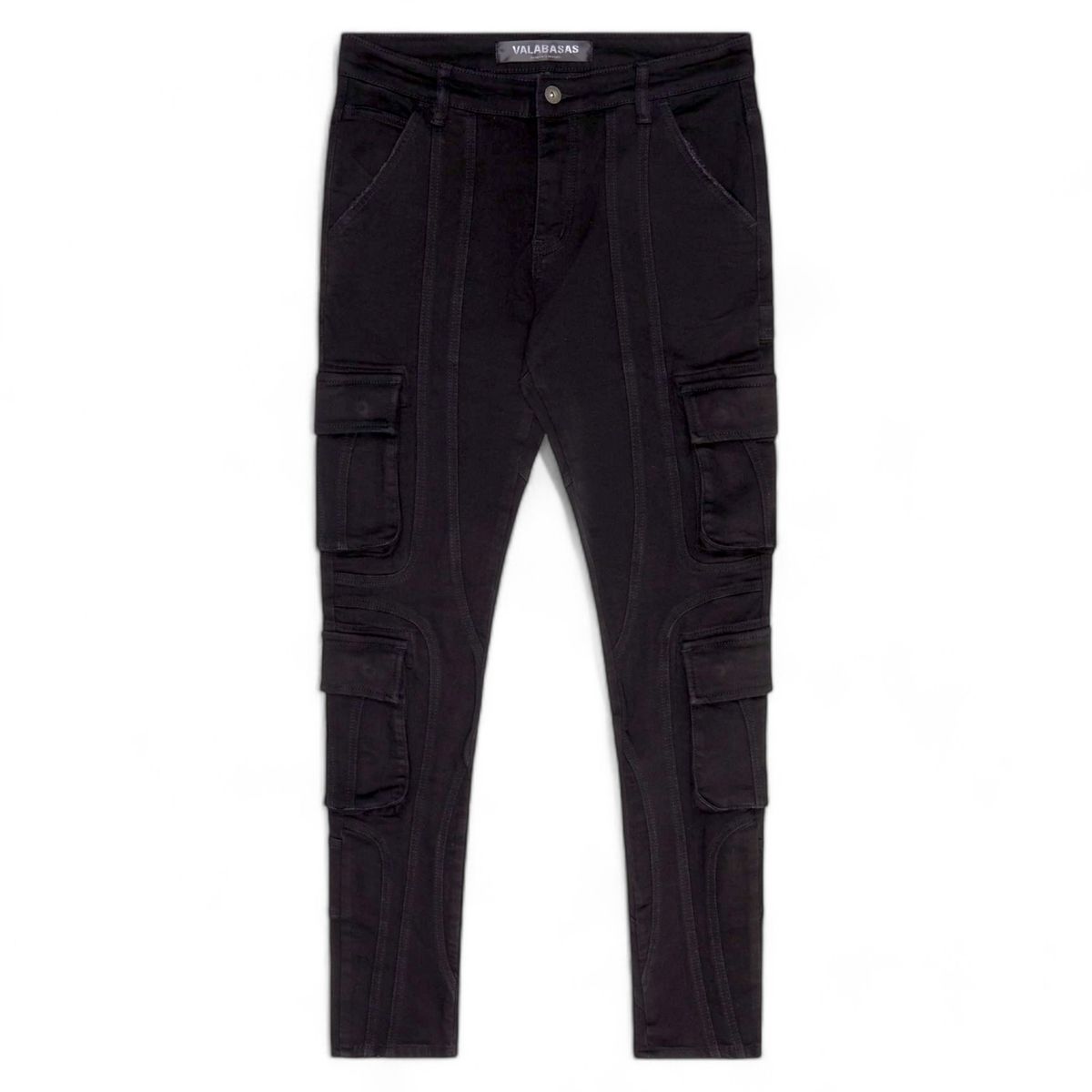 VALABASAS "Patchfade" Black Skinny Jeans at Gravity NYC