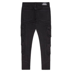 VALABASAS "Patchfade" Black Skinny Jeans at Gravity NYC