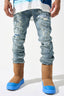 SERENEDE-Men's Straight Leg Jeans and Denim