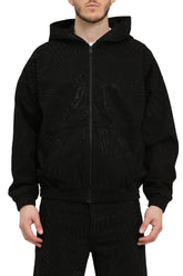 PURPLE BRAND P025 Radial Hotfix Zip Hoodie - Gravity NYC