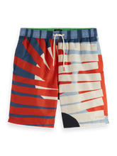 SCOTCH AND SODA Printed Longer-Length Swimshort - Gravity NYC