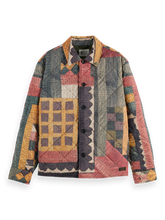 SCOTCH AND SODA Patchwork Mountain Print Overshirt - Gravity NYC