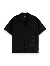 SCOTCH AND SODA Crochet Relaxed-Fit Shirt at Gravity NYC