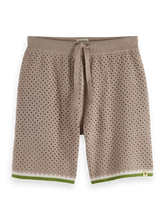 SCOTCH AND SODA Crochet Knitted Short at Gravity NYC