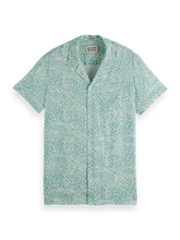 SCOTCH AND SODA Regular Fit AOP Viscose Shirt at Gravity NYC