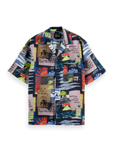SCOTCH AND SODA Relaxed-Fit Tencel All-Over Printed Shirt - Gravity NYC