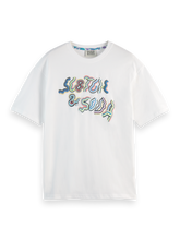 SCOTCH AND SODA Relaxed-Fit Front Artwork T-Shirt at Gravity NYC