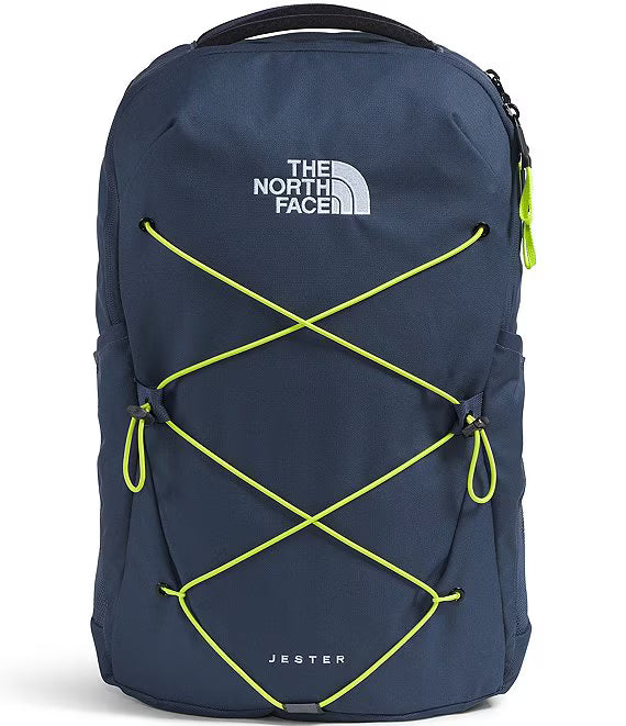 THE NORTH FACE Jester Backpack Lunar Blue/Fizz Lime - Gravity NYC