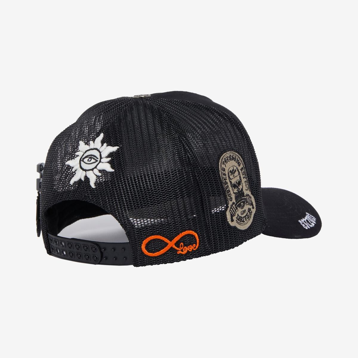 GODSPEED GS Forever Trucker Hat (Black/White) Gravity NYC