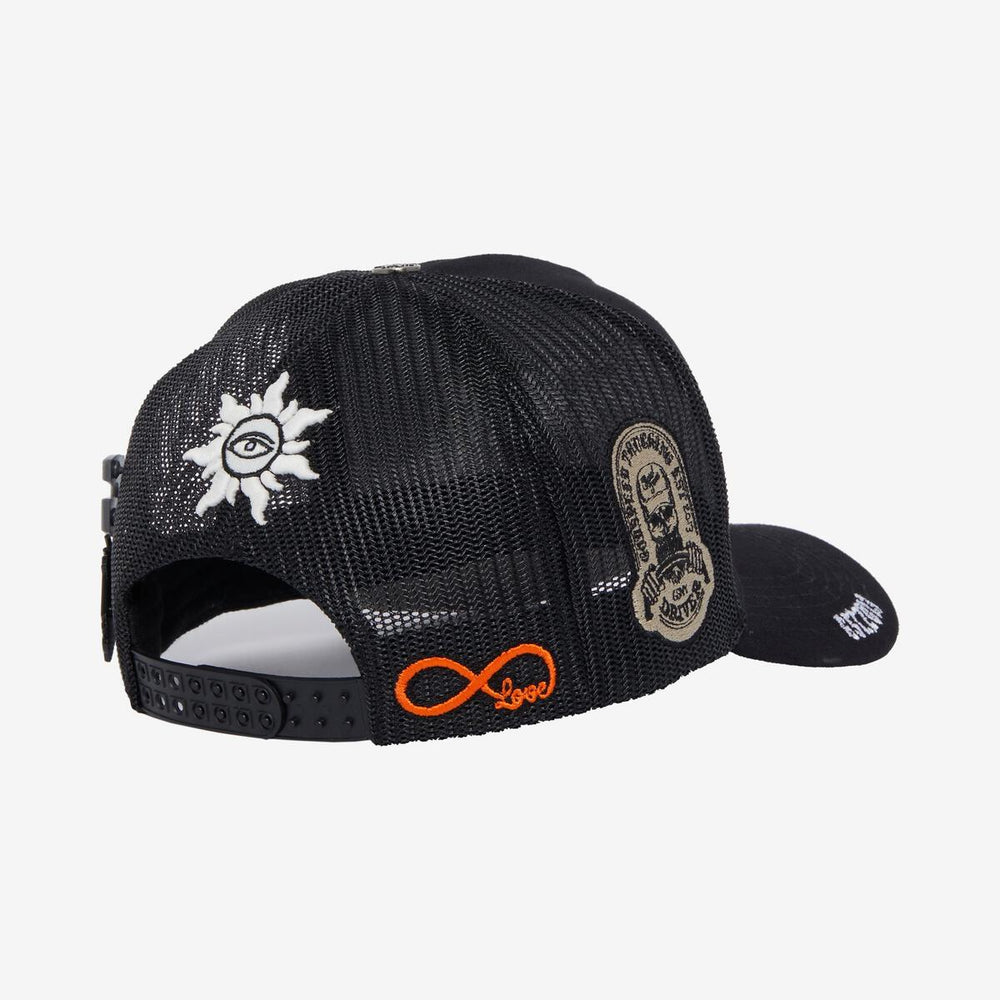 GODSPEED GS Forever Trucker Hat (Black/White) - Gravity NYC