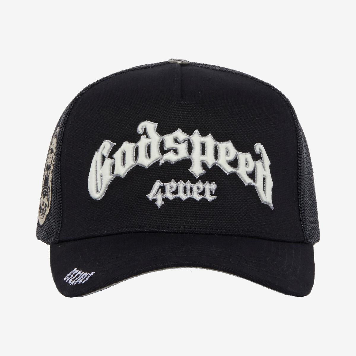 GODSPEED GS Forever Trucker Hat (Black/White) Gravity NYC