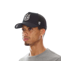 CULT OF INDIVIDUALITY CLEAN LOGO MESH BACK TRUCKER CURVED VISOR