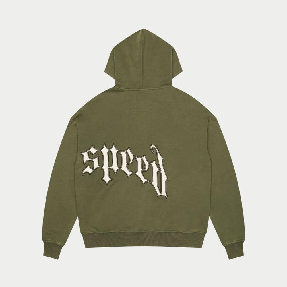 GODSPEED OG Logo V2 Sweatsuit Set (Olive) - Gravity NYC