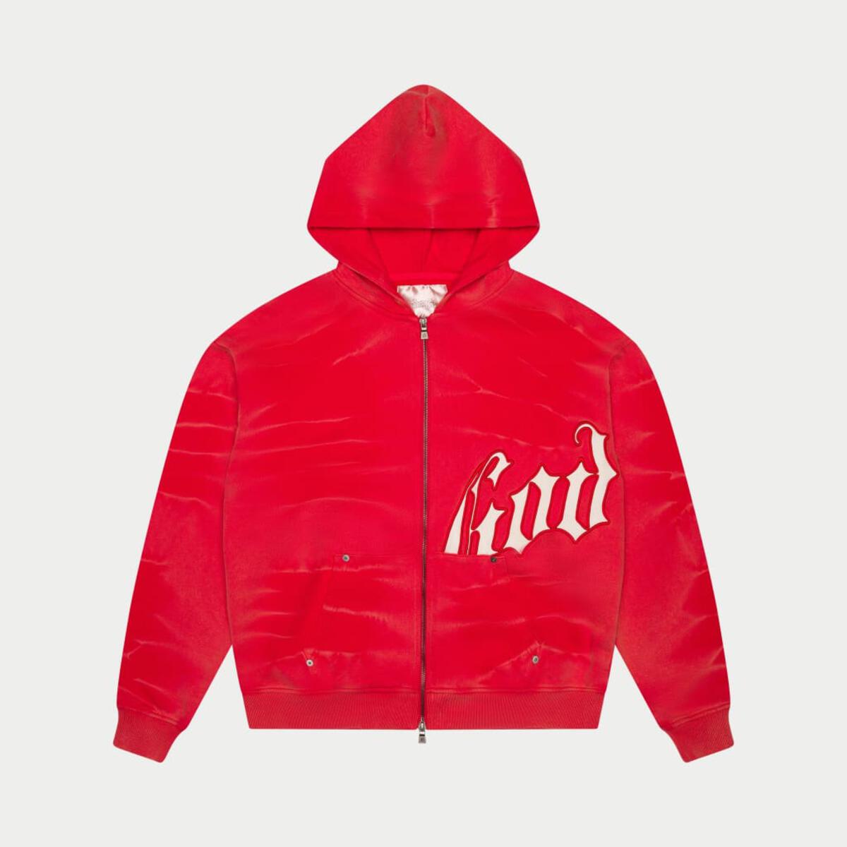 GODSPEED OG Logo V2 Sweatsuit Set (Red Tie Dye)