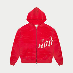 GODSPEED OG Logo V2 Sweatsuit Set (Red Tie Dye)