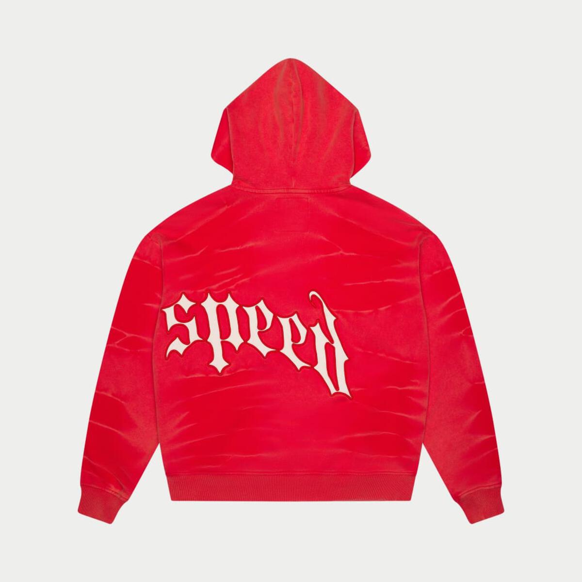 GODSPEED OG Logo V2 Sweatsuit Set (Red Tie Dye)