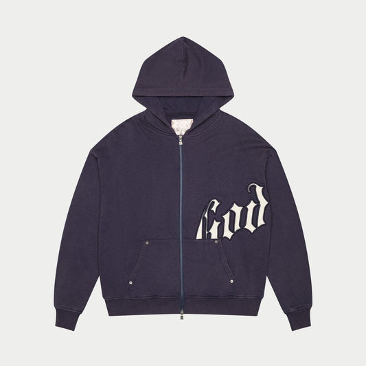 GODSPEED OG Logo V2 Sweatsuit Set (Navy) - Gravity NYC
