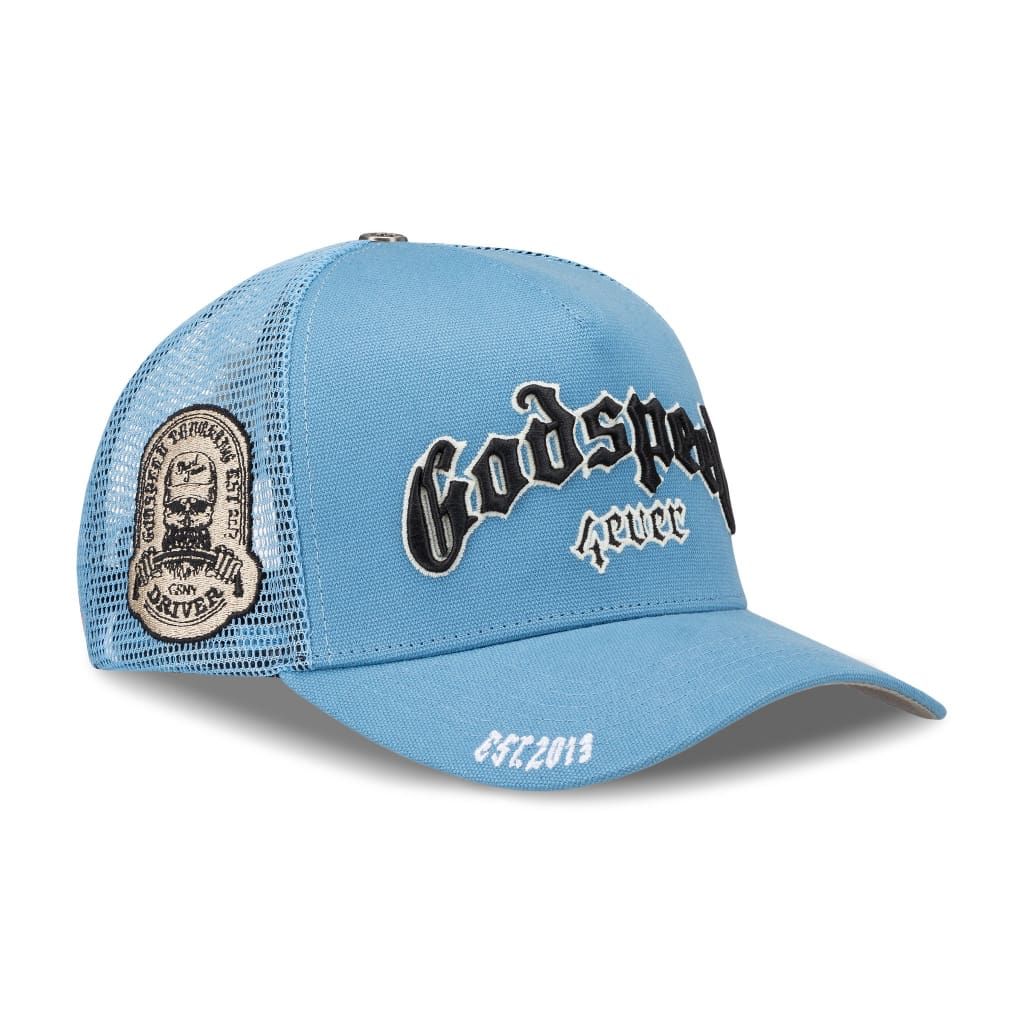 GODSPEED GS Forever Trucker Hat (Sky Blue) Gravity NYC