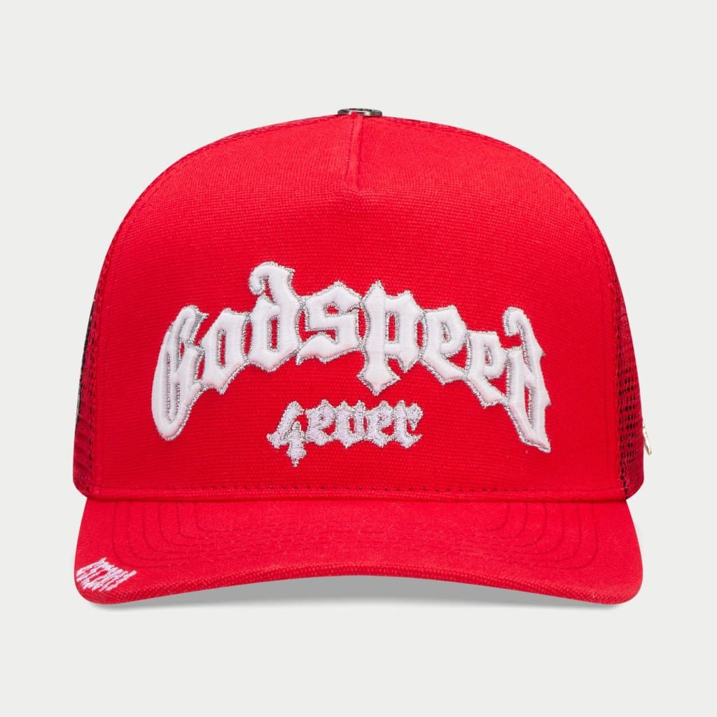 GODSPEED GS Forever Trucker Hat (Cherry) Gravity NYC