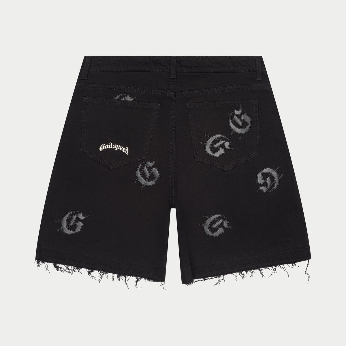 GODSPEED Infinity Denim Shorts (Black) Gravity NYC