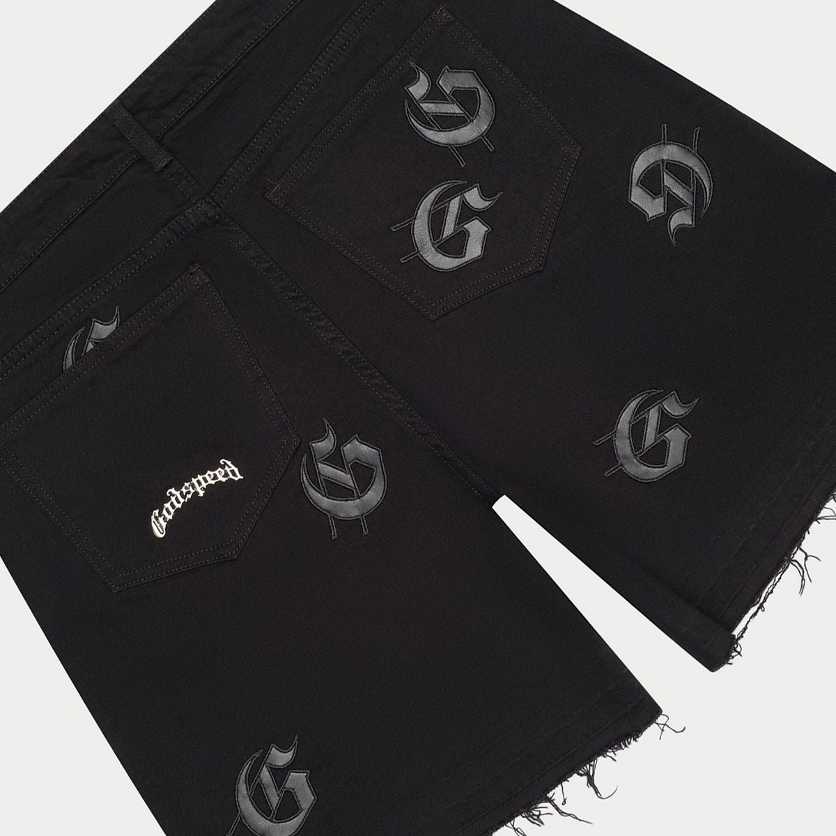 GODSPEED Infinity Denim Shorts (Black) Gravity NYC