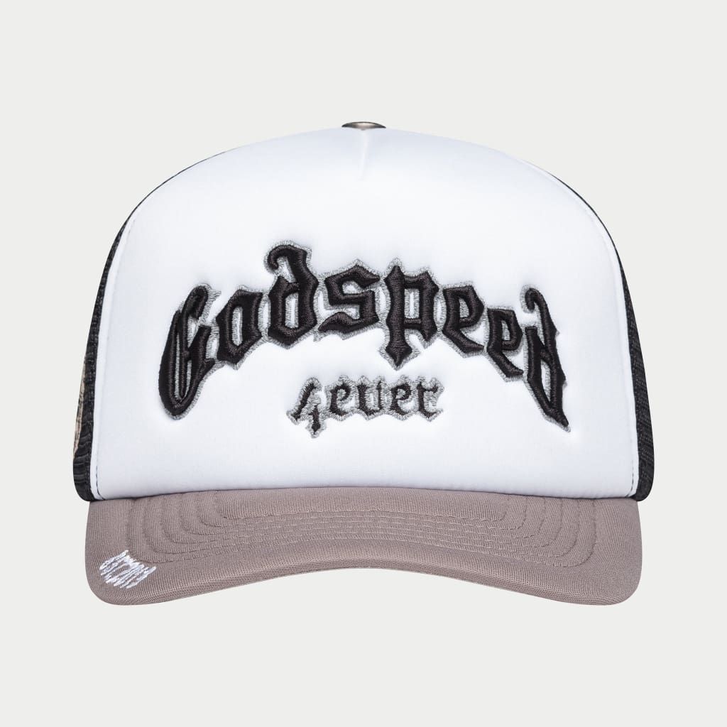 GODSPEED GS Forever Foam Trucker Hat (Black/Grey) Gravity NYC