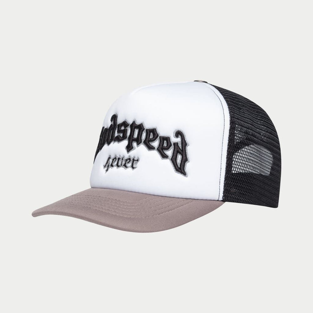 GODSPEED GS Forever Foam Trucker Hat (Black/Grey) - Gravity NYC