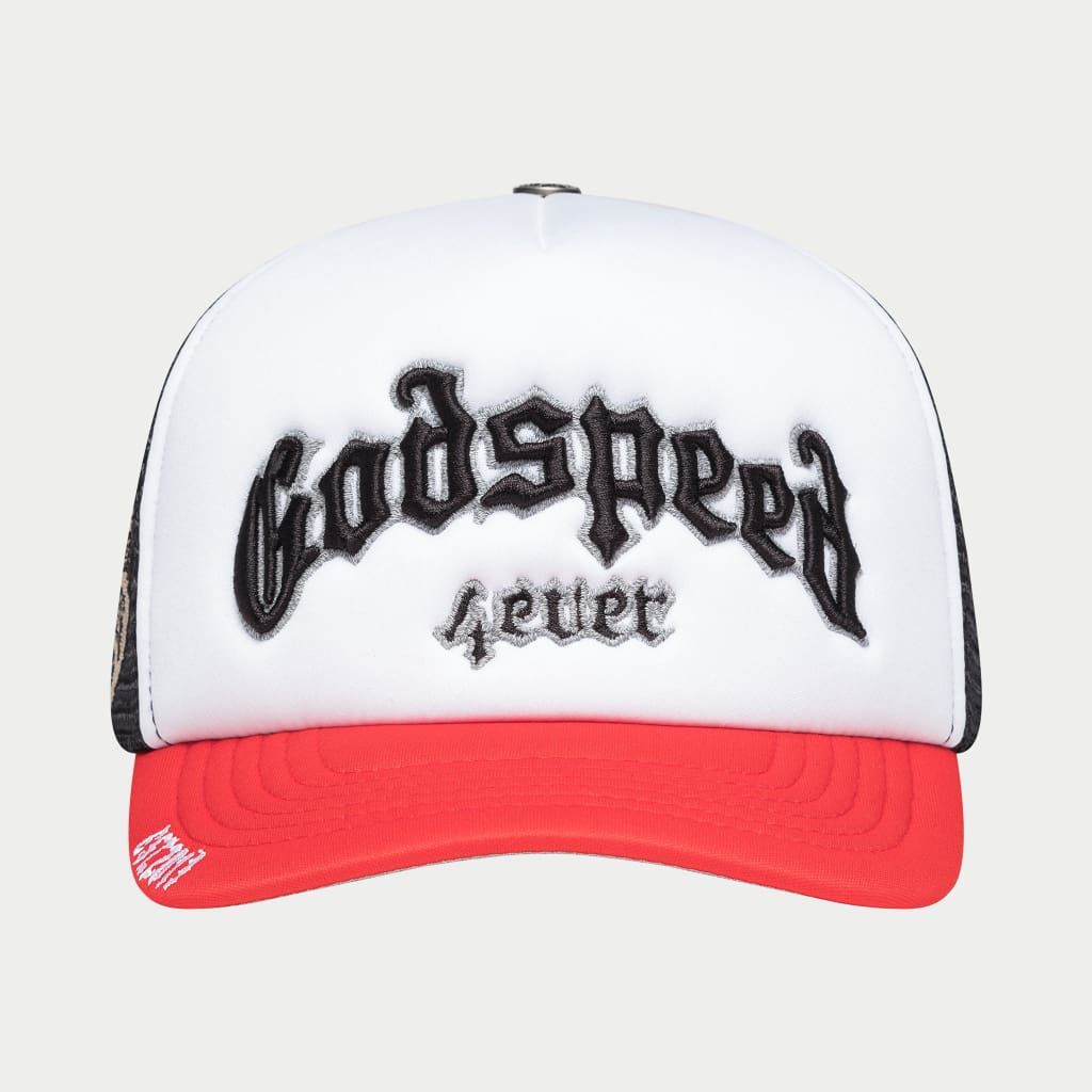 GODSPEED GS Forever Foam Trucker Hat (Black/Red) Gravity NYC