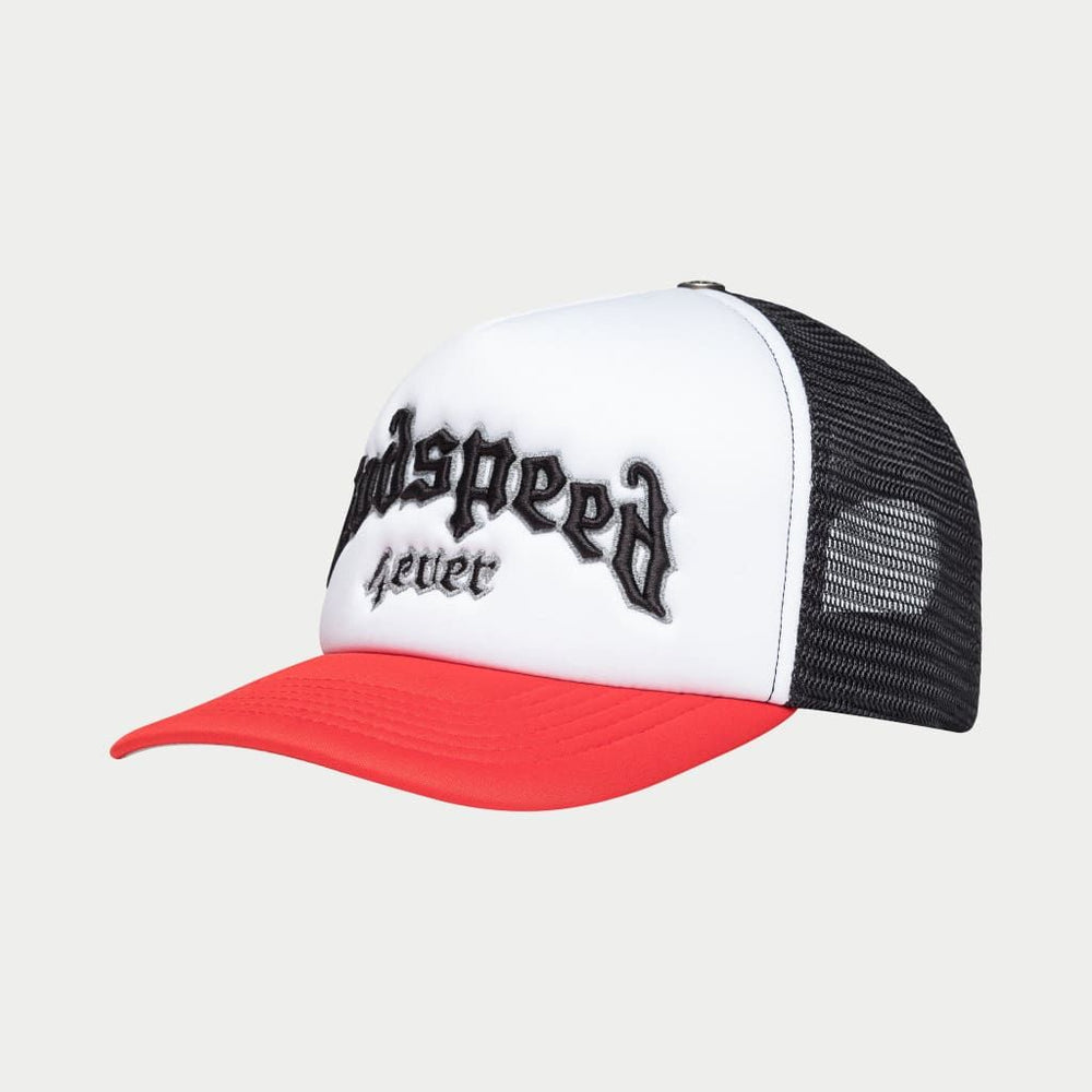 GODSPEED GS Forever Foam Trucker Hat (Black/Red) - Gravity NYC