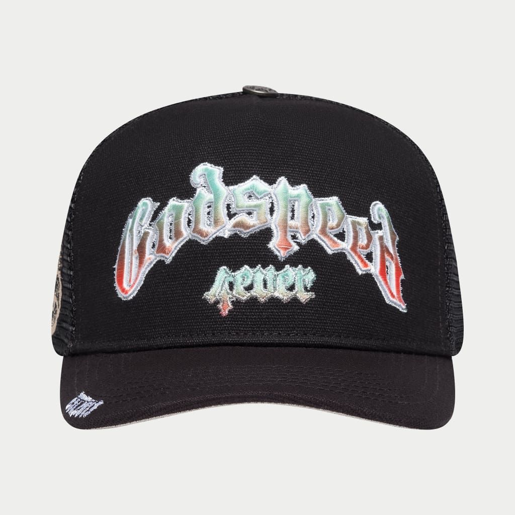 GODSPEED GS Forever Trucker Hat (Gradient Black) Gravity NYC