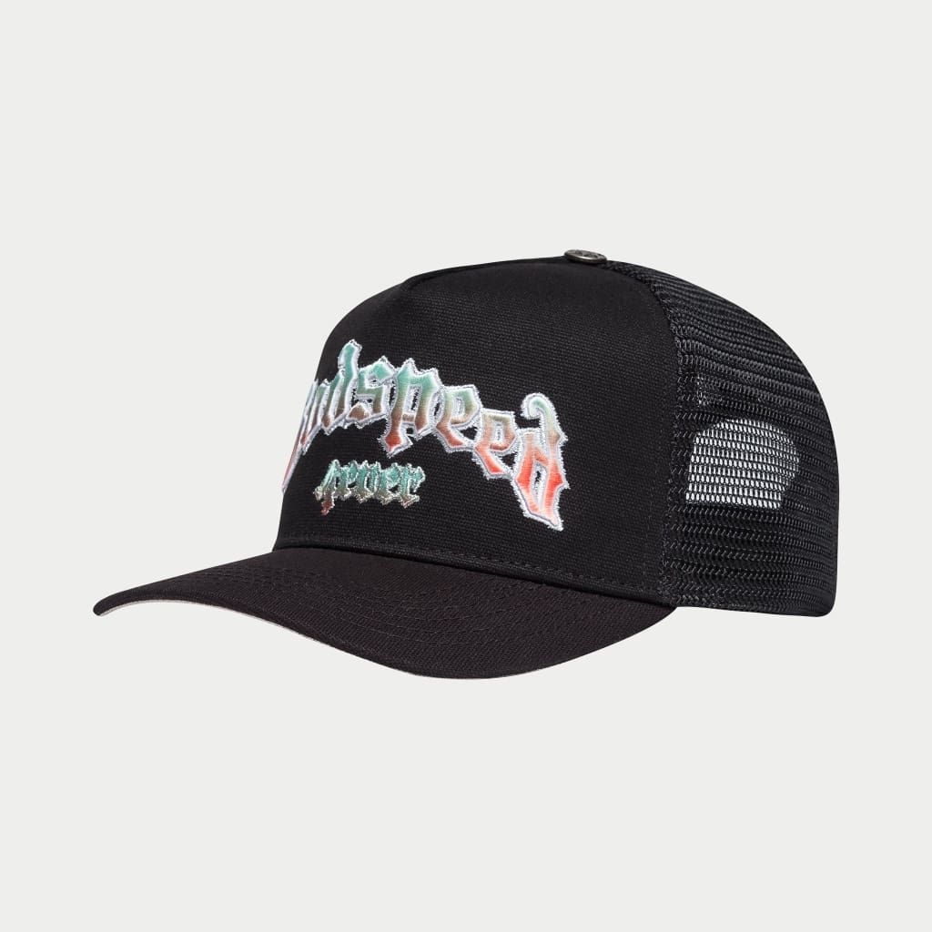 GODSPEED GS Forever Trucker Hat (Gradient Black) Gravity NYC