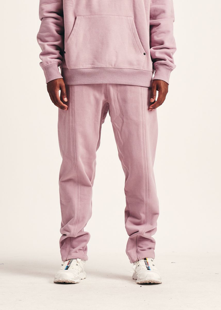 MEMORY LANE Split Seam Sweatpants Dust Pink Gravity NYC