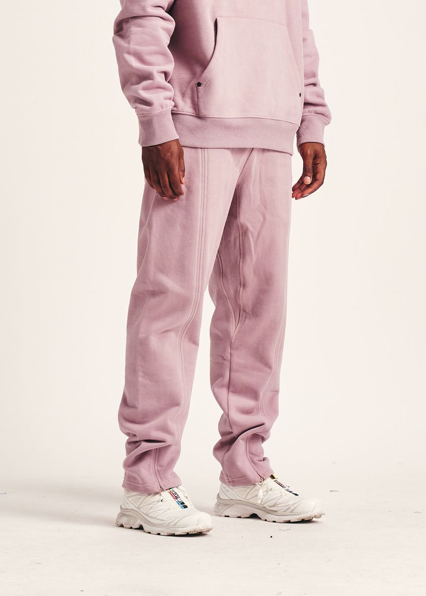 MEMORY LANE Split Seam Sweatpants Dust Pink Gravity NYC