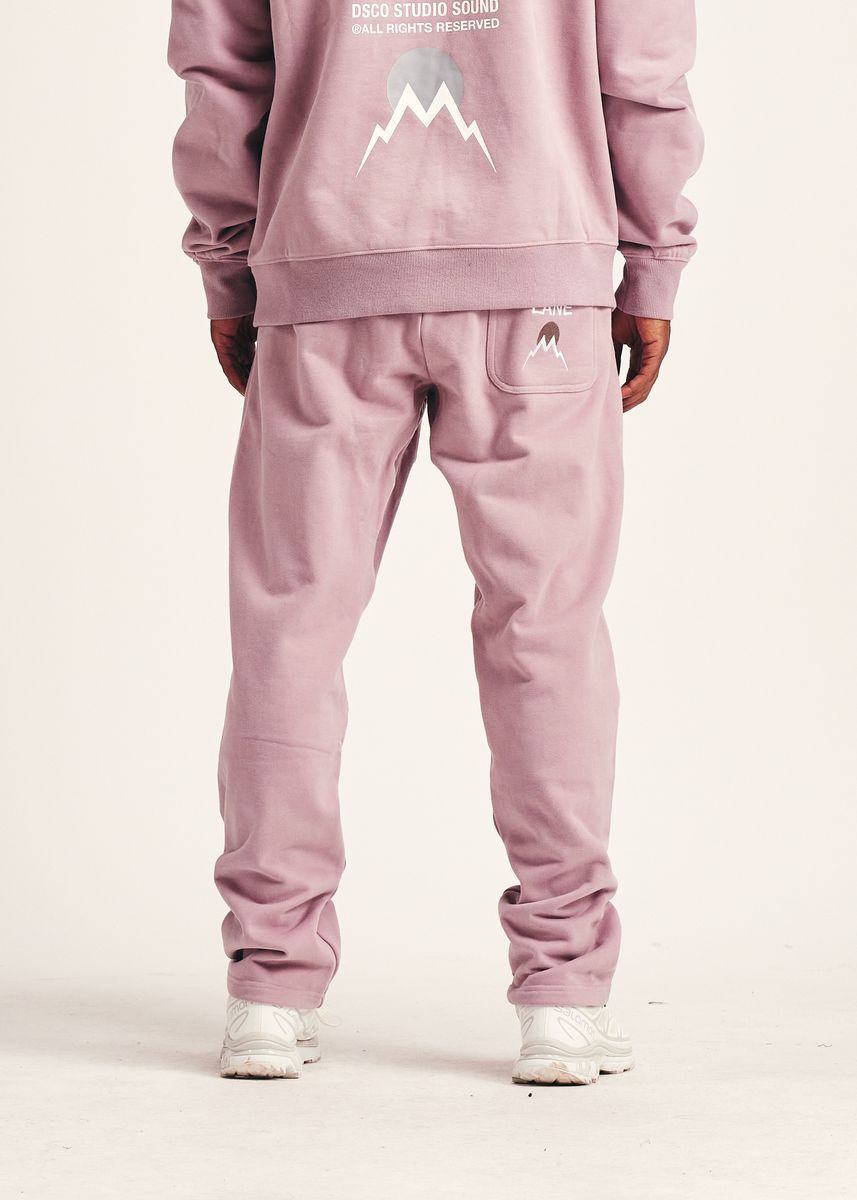 MEMORY LANE Split Seam Sweatpants Dust Pink Gravity NYC