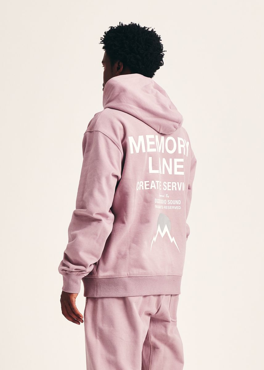 MEMORY LANE Core Services Hoodie Dust Pink Gravity NYC