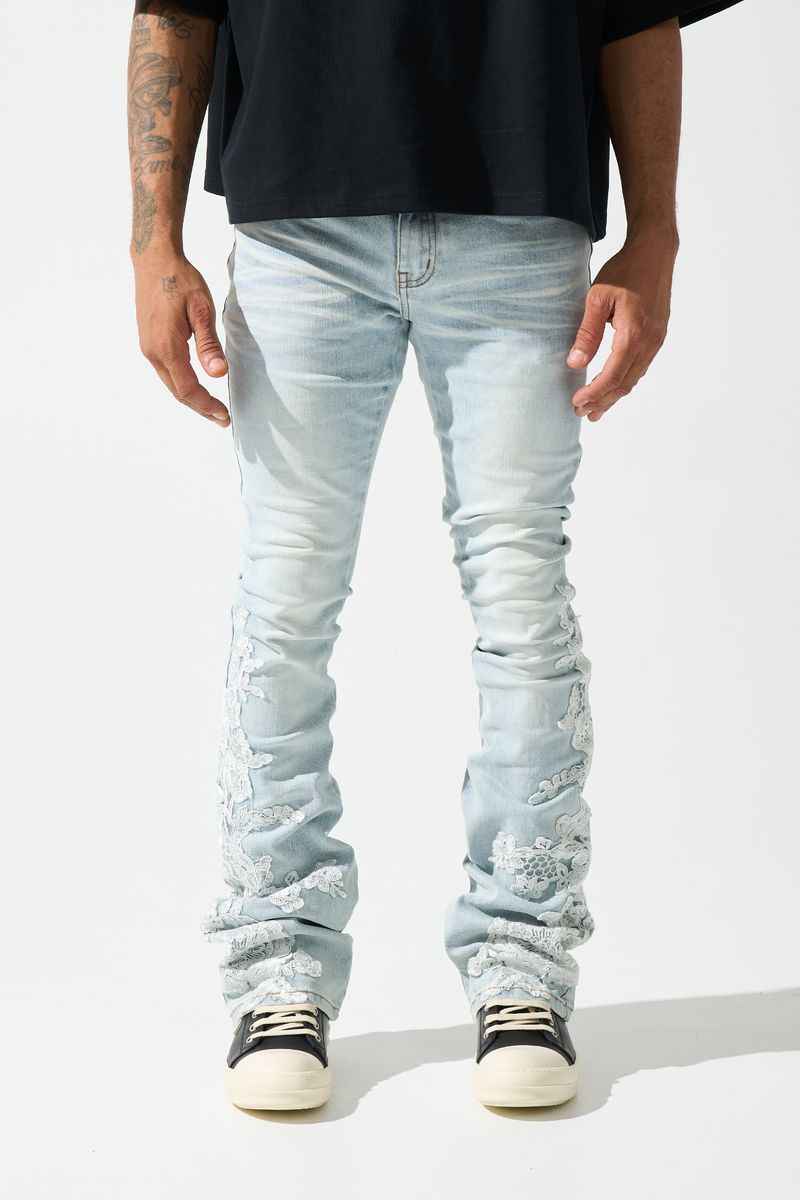 SERENEDE "Garden" Stacked Jeans