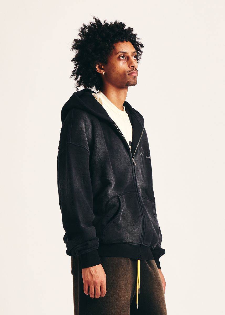 DIET STARTS MONDAY Lightning Full Zip Hoodie - Gravity NYC