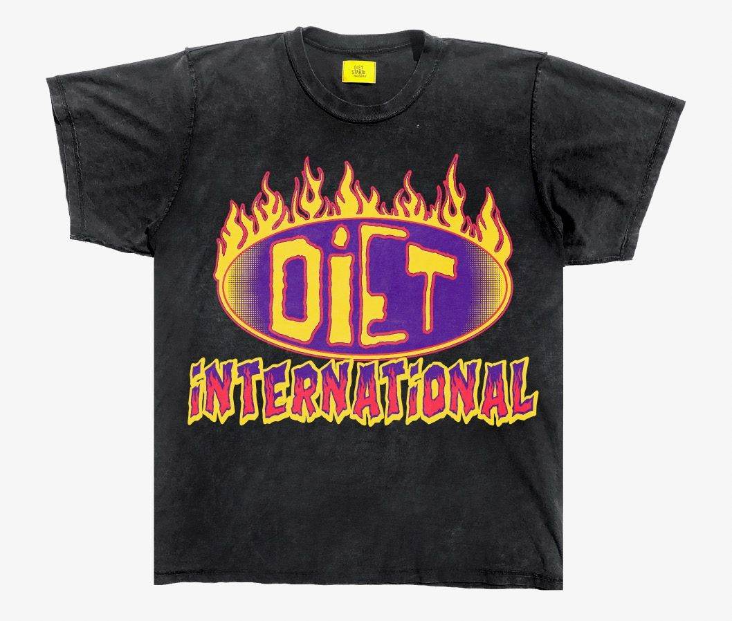 DIET STARTS MONDAY International Flame Tee Gravity NYC