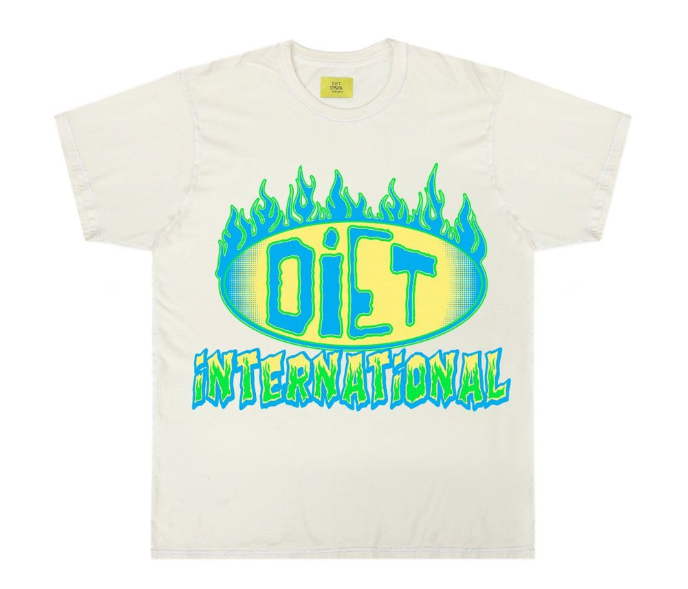 DIET STARTS MONDAY International Flame Tee - Gravity NYC