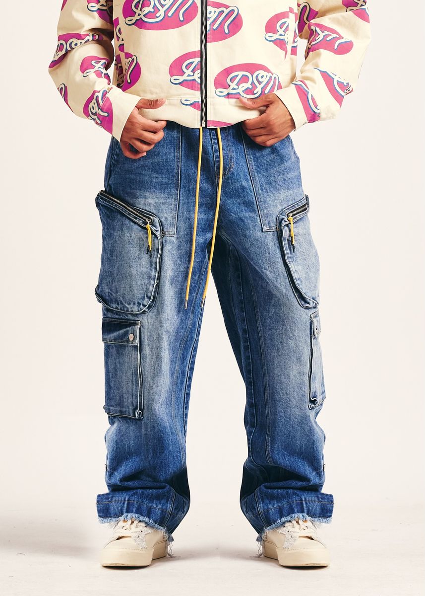 DIET STARTS MONDAY Release Cargo Denim - Gravity NYC