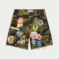 GODSPEED Patchwork Cargo Shorts