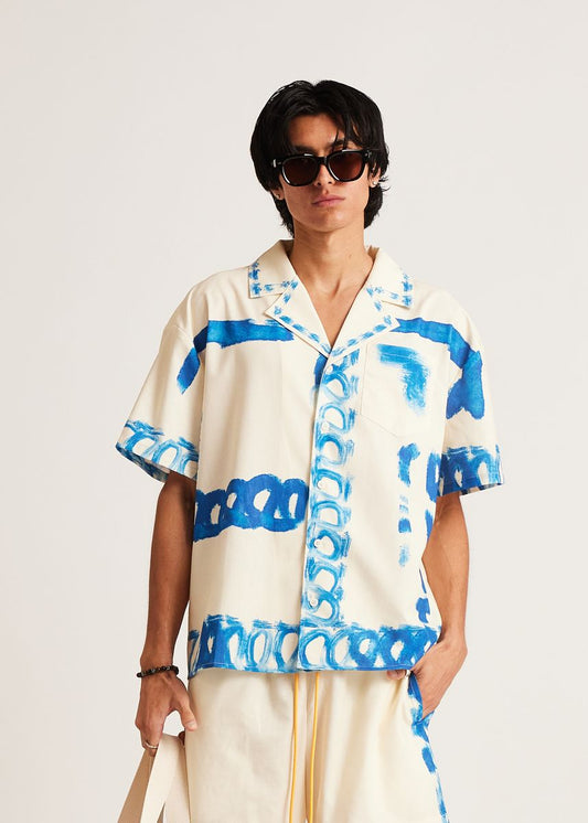DIET STARTS MONDAY Strokes Button Up Shirt - Gravity NYC