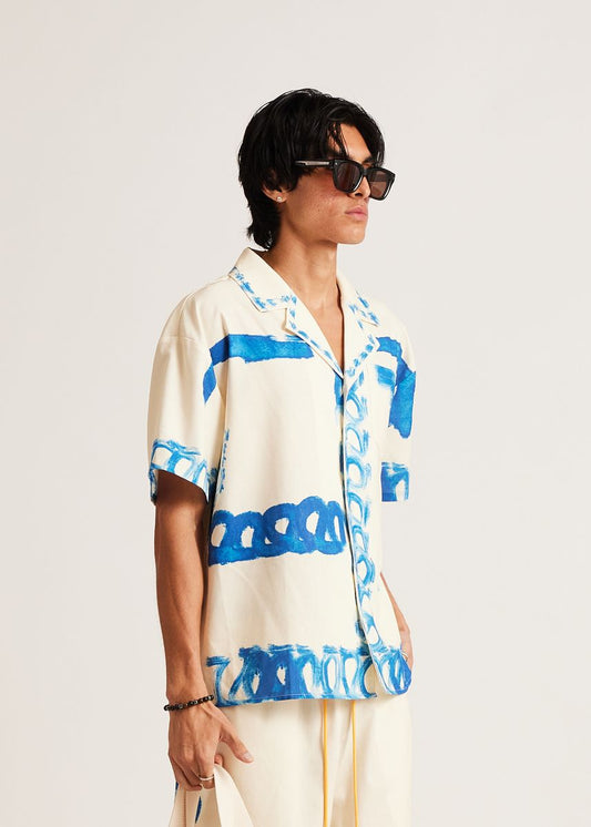 DIET STARTS MONDAY Strokes Button Up Shirt - Gravity NYC