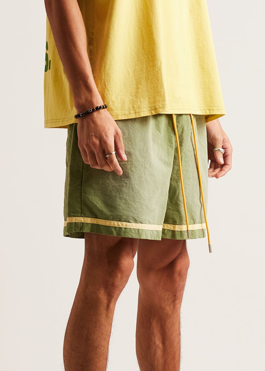 DIET STARTS MONDAY Canvas Stripe Shorts - Gravity NYC