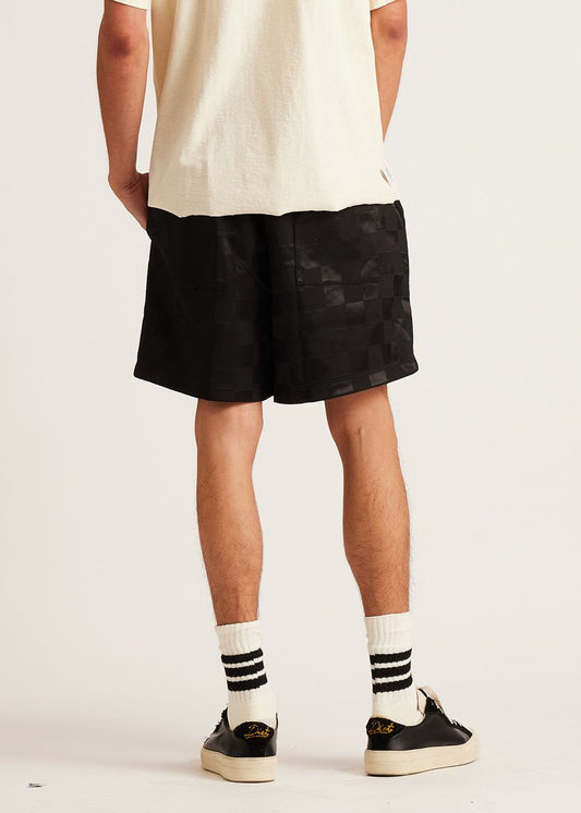 DIET STARTS MONDAY Checkered Nylon Shorts - Gravity NYC