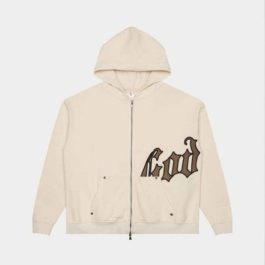 GODSPEED OG Logo V2 Sweatsuit Set (Creme/Olive) - Gravity NYC